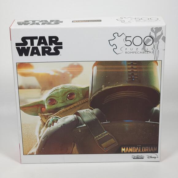 Star Wars Mandalorian The Child 500 Piece Puzzle Buffalo Grogu Bonus Poster - Picture 1 of 5